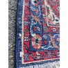 ANTICO TAPPETO PERSIANO 730x84 cm PASSATOIA LANA ROSSO BLU ORIENTALE HALL RUNNER