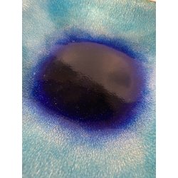 CENTROTAVOLA SVUOTATASCHE DESIGN De Poli  RAME SMALTO GRAN FUOCO MID-CENTURY '65