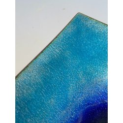 CENTROTAVOLA SVUOTATASCHE DESIGN De Poli  RAME SMALTO GRAN FUOCO MID-CENTURY '65