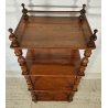 ANTICA ETAGERE Luigi Filippo EPOCA 800 consolle LEGNO NOCE LIBRERIA 4 RIPIANI