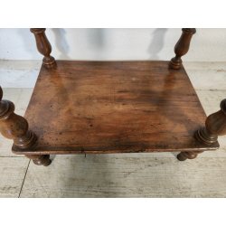 ANTICA ETAGERE Luigi Filippo EPOCA 800 consolle LEGNO NOCE LIBRERIA 4 RIPIANI