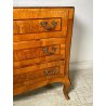 ANTICO COMO intarsiato LUIGI XV 3 CASSETTI epoca '900 legno NOCE CASSETTIERA