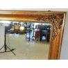GRANDE ANTICA SPECCHIERA epoca 1800 CORNICE IMPERO 102x130 LEGNO DORATA SPECCHIO