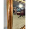 GRANDE ANTICA SPECCHIERA epoca 1800 CORNICE IMPERO 102x130 LEGNO DORATA SPECCHIO