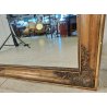GRANDE ANTICA SPECCHIERA epoca 1800 CORNICE IMPERO 102x130 LEGNO DORATA SPECCHIO