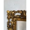 ANTICA CORNICE BAROCCO DORATA LEGNO SCOLPITO 60 cm x 70 cm EPOCA '900 quadro old