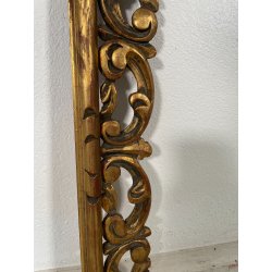 ANTICA CORNICE BAROCCO DORATA LEGNO SCOLPITO 60 cm x 70 cm EPOCA '900 quadro old