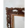 ANTICA CORNICE BAROCCO DORATA LEGNO SCOLPITO 60 cm x 70 cm EPOCA '900 quadro old