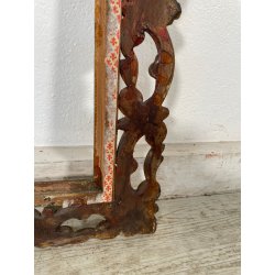 ANTICA CORNICE BAROCCO DORATA LEGNO SCOLPITO 60 cm x 70 cm EPOCA '900 quadro old