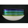 SET 3 LAMPADA PARETE LEUCOS Febo DESIGN Toso Pamio WALL LAMP MURANO GLASS 60/70s