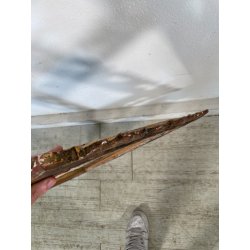 ANTICA CORNICE BAROCCO DORATA LEGNO SCOLPITO 60 cm x 70 cm EPOCA '900 quadro old