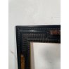 ANTICA CORNICE GUILLOCHE NERA LEGNO 72 cm x 91 cm EPOCA '900 quadro old SPECCHIO