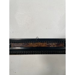 ANTICA CORNICE GUILLOCHE NERA LEGNO 72 cm x 91 cm EPOCA '900 quadro old SPECCHIO