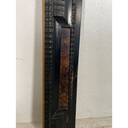 ANTICA CORNICE GUILLOCHE NERA LEGNO 72 cm x 91 cm EPOCA '900 quadro old SPECCHIO