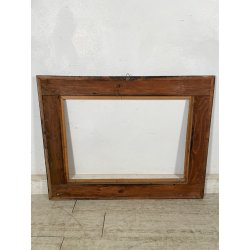 ANTICA CORNICE GUILLOCHE NERA LEGNO 72 cm x 91 cm EPOCA '900 quadro old SPECCHIO