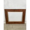 ANTICA CORNICE GUILLOCHE NERA LEGNO 72 cm x 91 cm EPOCA '900 quadro old SPECCHIO