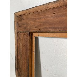 ANTICA CORNICE GUILLOCHE NERA LEGNO 72 cm x 91 cm EPOCA '900 quadro old SPECCHIO