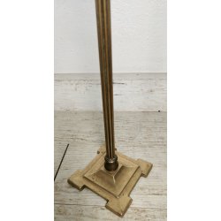 ANTICO PORTA CAPPELLO DA TERRA epoca 900 CAPPELLIERA Estensibile OTTONE LEGNO