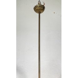 LAMPADARIO SOSPENSIONE 1940 OTTONE VETRO MURANO BAROVIER&TOSO VINTAGE LAMP GLASS