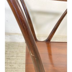 CARRELLO BAR LEGNO VETRO DESIGN ATTR. CESARE LACCA ANNI 70 ITALY BAR TROLLEY