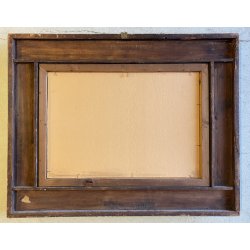 DIPINTO OLIO R. Crippa PAESAGGIO INVERNALE VEDUTA NAVIGLIO BARCHE RIFLESSI '900