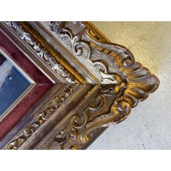 DIPINTO OLIO R. Crippa PAESAGGIO INVERNALE VEDUTA NAVIGLIO BARCHE RIFLESSI '900