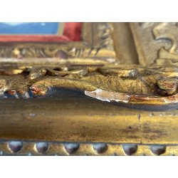 DIPINTO OLIO R. Crippa PAESAGGIO INVERNALE VEDUTA NAVIGLIO BARCHE RIFLESSI '900