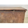 ANTICA PICCOLA CASSAPANCA LEGNO NOCE PANCA BAULE EPOCA 1800 RUSTICA PIEMONTESE