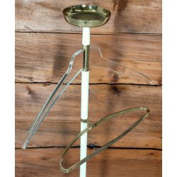 ATTACCAPANNI SERVOMUTO ANNI 50 VEREINIGTE WERKSTATTEN MUNCHEN BIANCO ORO VINTAGE