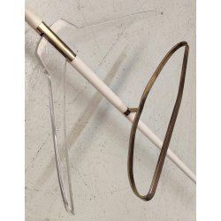 ATTACCAPANNI SERVOMUTO ANNI 50 VEREINIGTE WERKSTATTEN MUNCHEN BIANCO ORO VINTAGE