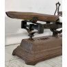 ANTICA PICCOLA BILANCIA 2 PIATTI PESA FERRO BATTUTO epoca '800 FORCE 15 KILOG