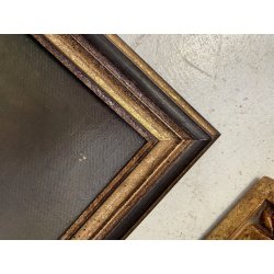 ANTICO DIPINTO OLIO TELA RITRATTO FEMMINILE ELEGANTE GIOVANE NOBILDONNA '800