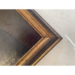 ANTICO DIPINTO OLIO TELA RITRATTO FEMMINILE ELEGANTE GIOVANE NOBILDONNA '800