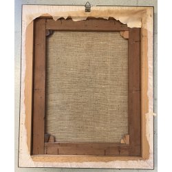 ANTICO DIPINTO OLIO TELA RITRATTO FEMMINILE ELEGANTE GIOVANE NOBILDONNA '800