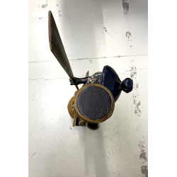 SCULTURA MORETTO VENEZIANO GONDOLIERE LEGNO SCOLPITO DORATO DIPINTO SMALTO '800