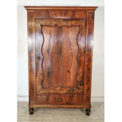 ANTICO ARMADIO BIEDERMEIER epoca 800 APPENDIABITI GUARDAROBA LEGNO NOCE 1 ANTA