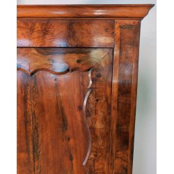 ANTICO ARMADIO BIEDERMEIER epoca 800 APPENDIABITI GUARDAROBA LEGNO NOCE 1 ANTA