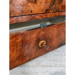 ANTICO ARMADIO BIEDERMEIER epoca 800 APPENDIABITI GUARDAROBA LEGNO NOCE 1 ANTA