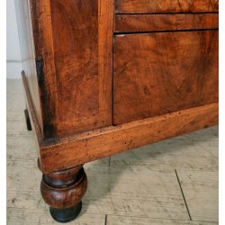 ANTICO ARMADIO BIEDERMEIER epoca 800 APPENDIABITI GUARDAROBA LEGNO NOCE 1 ANTA