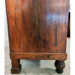 ANTICO ARMADIO BIEDERMEIER epoca 800 APPENDIABITI GUARDAROBA LEGNO NOCE 1 ANTA