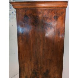 ANTICO ARMADIO BIEDERMEIER epoca 800 APPENDIABITI GUARDAROBA LEGNO NOCE 1 ANTA