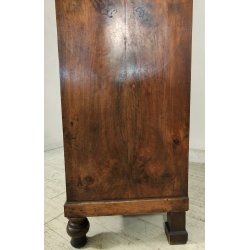 ANTICO ARMADIO BIEDERMEIER epoca 800 APPENDIABITI GUARDAROBA LEGNO NOCE 1 ANTA