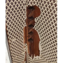 ANTICO ARMADIO BIEDERMEIER epoca 800 APPENDIABITI GUARDAROBA LEGNO NOCE 1 ANTA