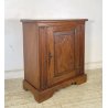 ANTICA CREDENZA RUSTICA 1800 LEGNO NOCE INTAGLIATO MADIA DISPENSA FORMELLA