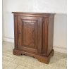 ANTICA CREDENZA RUSTICA 1800 LEGNO NOCE INTAGLIATO MADIA DISPENSA FORMELLA