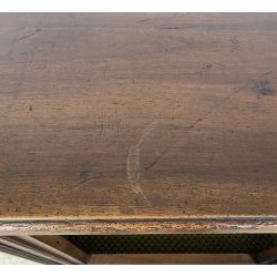 ANTICA CREDENZA RUSTICA 1800 LEGNO NOCE INTAGLIATO MADIA DISPENSA FORMELLA
