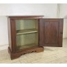ANTICA CREDENZA RUSTICA 1800 LEGNO NOCE INTAGLIATO MADIA DISPENSA FORMELLA