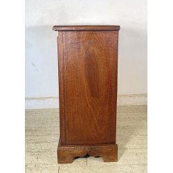 ANTICA CREDENZA RUSTICA 1800 LEGNO NOCE INTAGLIATO MADIA DISPENSA FORMELLA