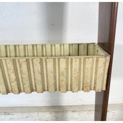 CONSOLLE TAVOLINO LEGNO VETRO DESIGN ATTR. CESARE LACCA ANNI 50 ITALY BAR SERVO