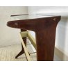 CONSOLLE TAVOLINO LEGNO VETRO DESIGN ATTR. CESARE LACCA ANNI 50 ITALY BAR SERVO